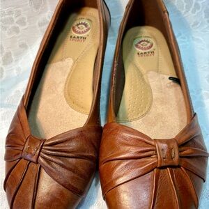 Earth Spirit/Earth Shoe Gelron 2000, Women’s, Brown Ballet Flats, Leather, sz9.5